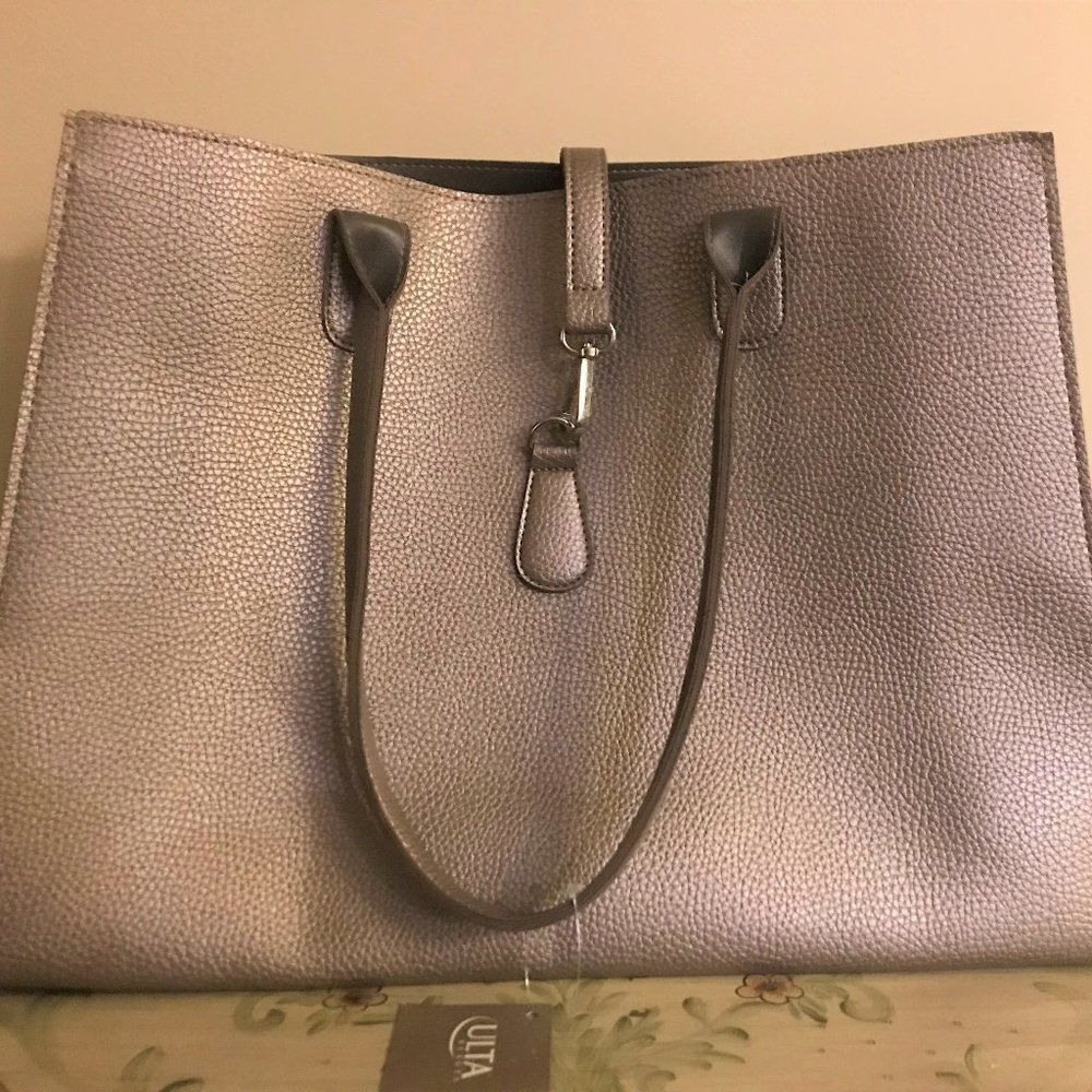Beautiful Large Soft Metallic Bag by Ulta